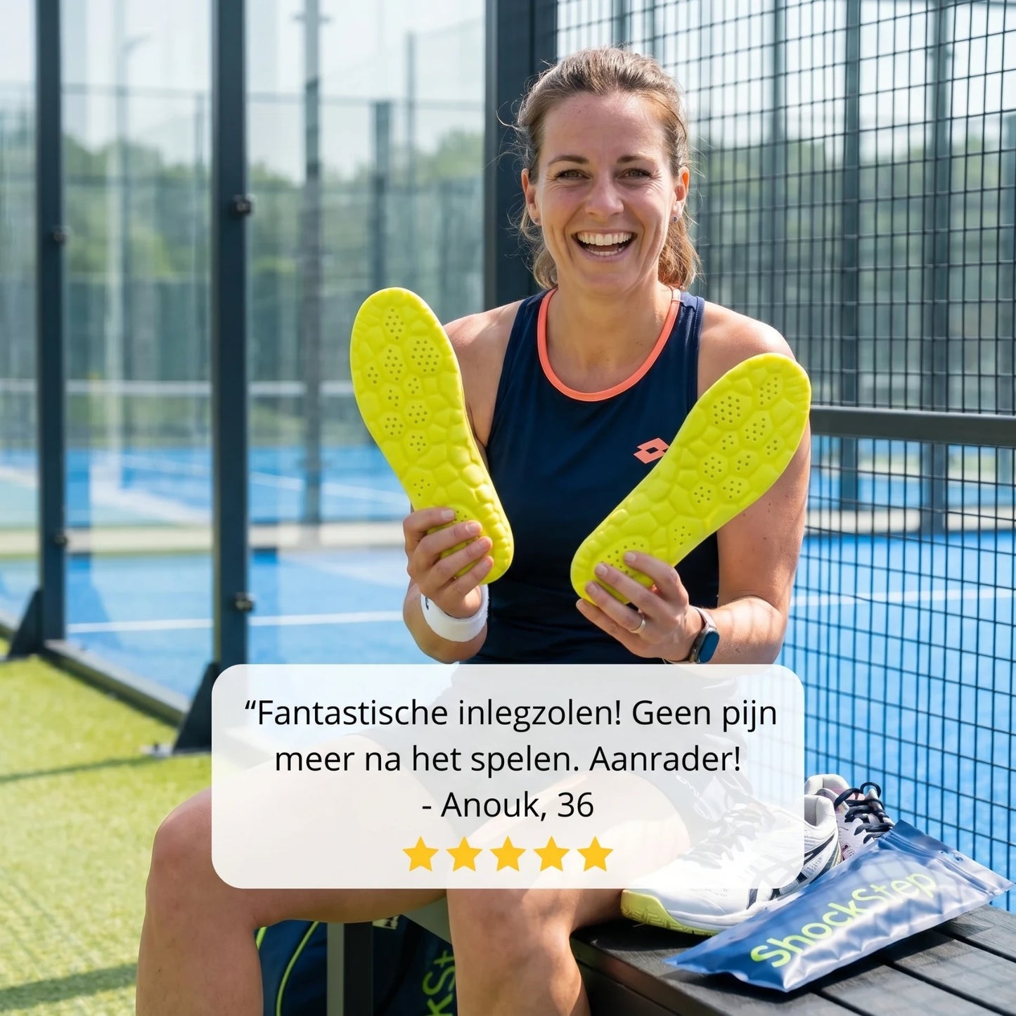 Padel ShockStep™ Inlegzolen