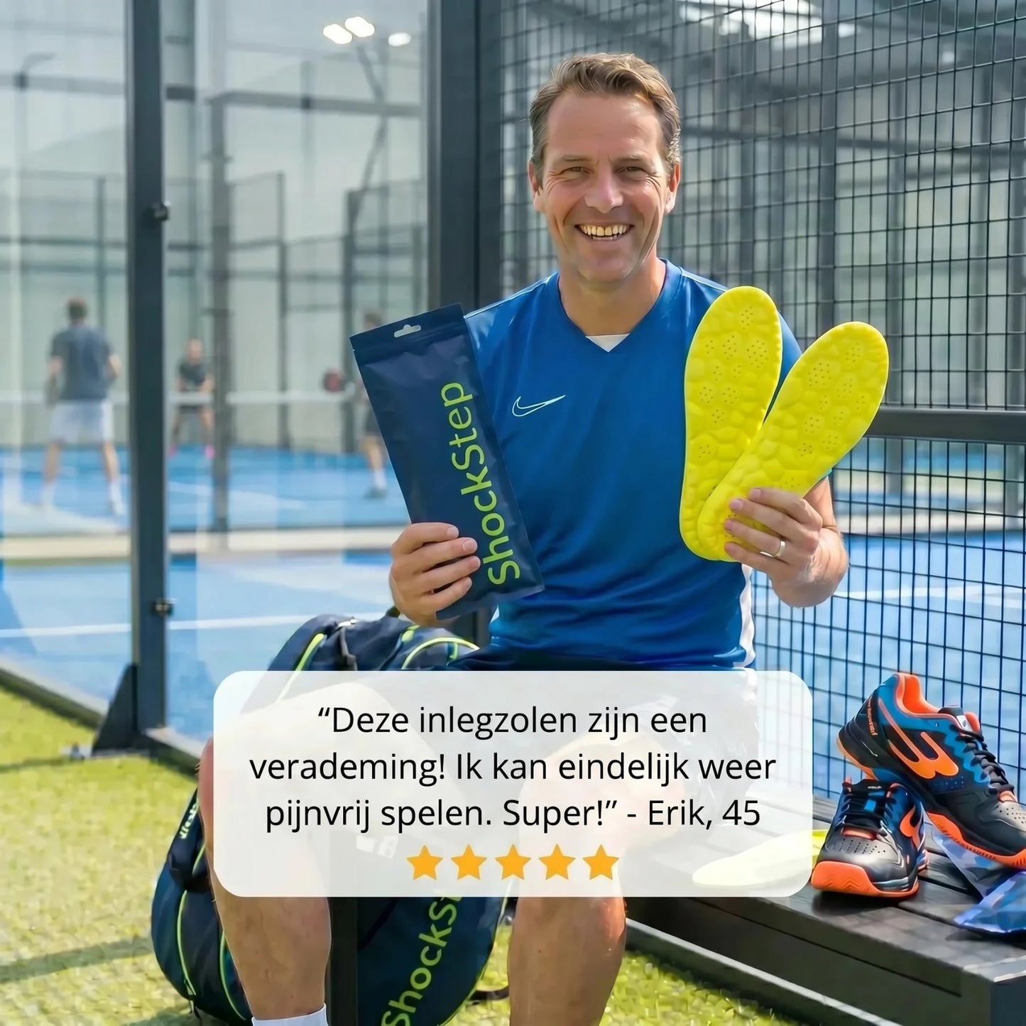 Padel ShockStep™ Inlegzolen